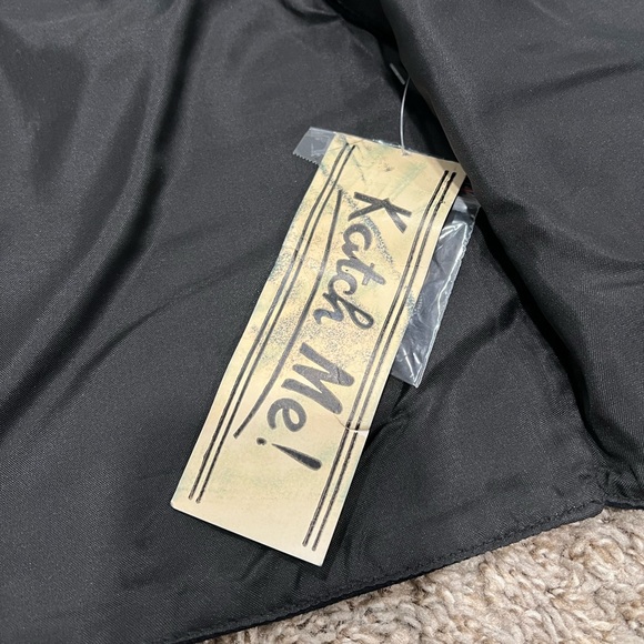 Katch me genuine leather vintage western style black vest size medium NWT - Picture 8 of 10